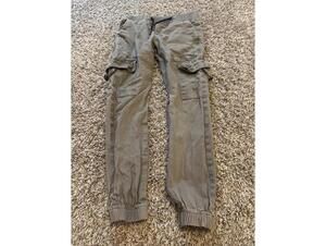 Seven Souls Boys Gray Cargo Jogger Pants 14/16 - Casual Utility Fit